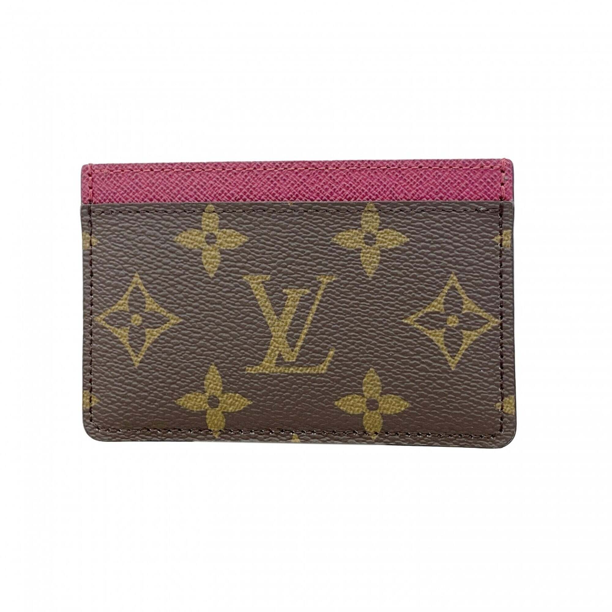 Louis Vuitton Business Card Holder/Card Case, Monogram Portecartes Simple M60...